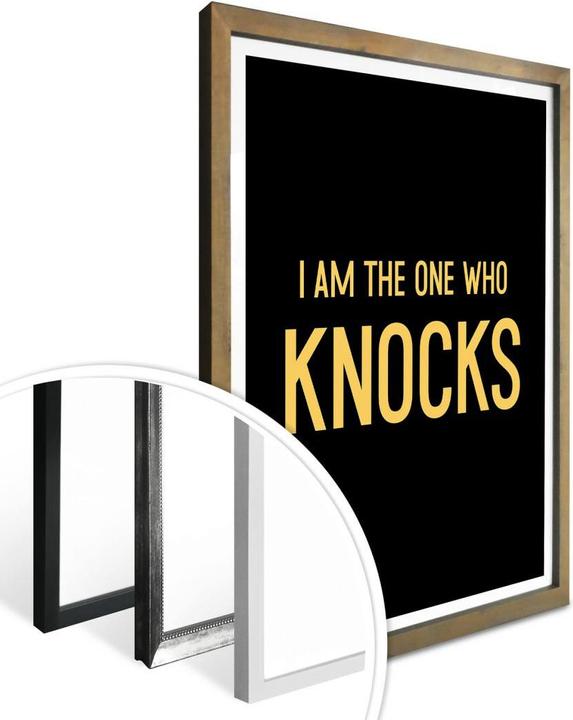 Image du produit Trenddeko Je suis celui qui frappe (60 x 80 cm)