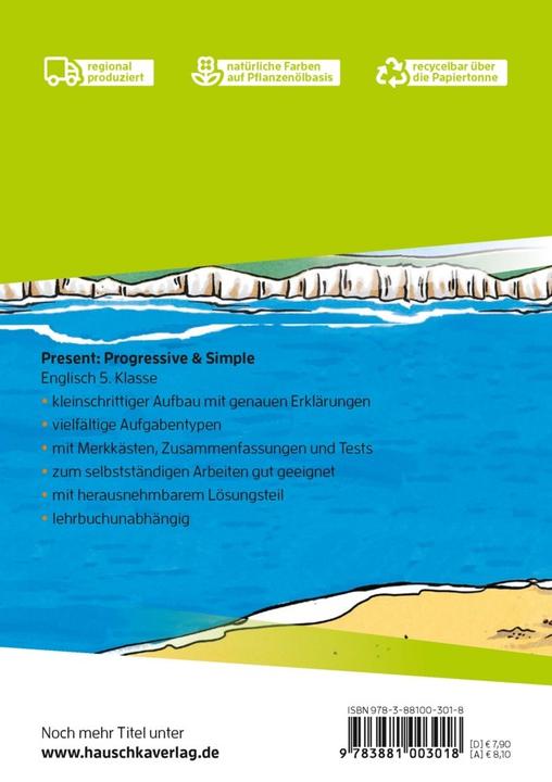 Actual product image Present: Progressive & Simple Englisch 5. Klasse (German, Ludwig Waas, Martina Knapp, Rainer Thiele, 2022)