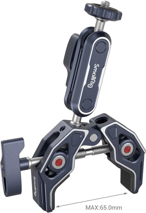 Immagine prodotto SmallRig Morsetto a forma di granchio con braccio magico a testa sferica 3757 (Morsetto per stativo)