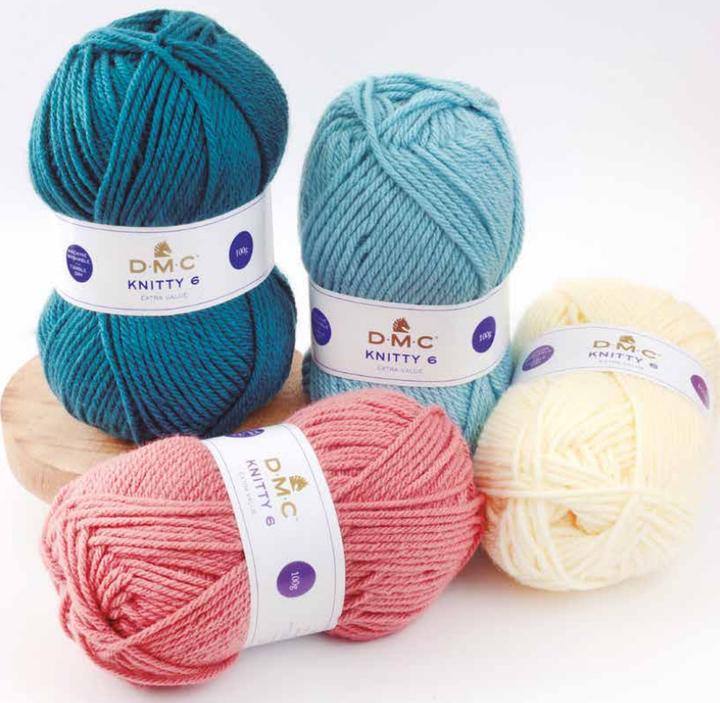 Actual product image DMC Knitty 6 col. 965 ca. 140 m 100 gr (140 m)