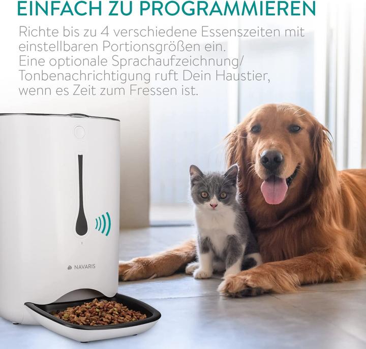Actual product image Navaris Automatic Feeder White (6 l)