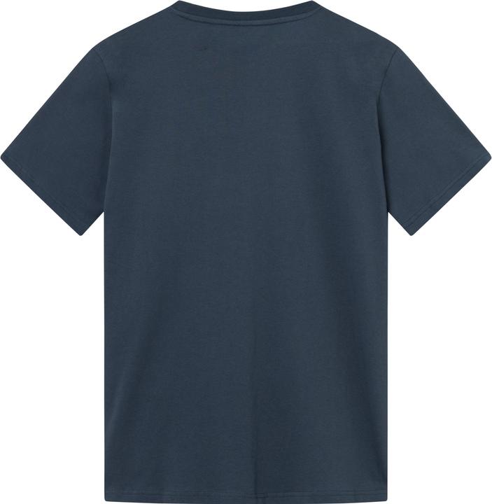 Produktbild KnowledgeCotton Apparel Badge Tee Total Eclipse (S)