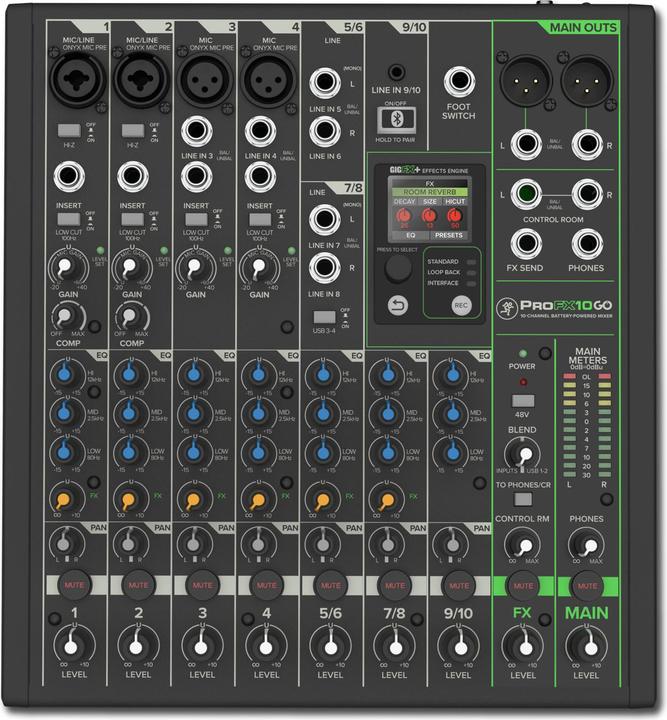 Mackie ProFX10 GO (Studio- und Livemixer)