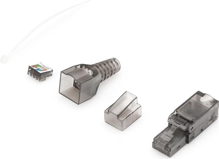 Actual product image Digitus CAT 6A connector for field mounting unshielded AWG 27/7 to 22/1 solid and stranded wire