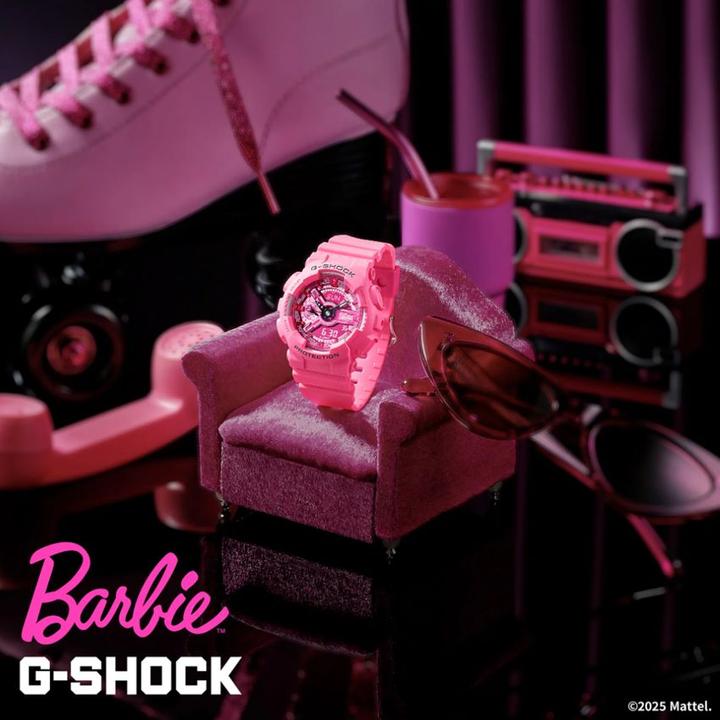 Actual product image Casio GMA-S110BE-4AER Damenuhr G-Shock x Barbie 46mm 20ATM (49 mm)