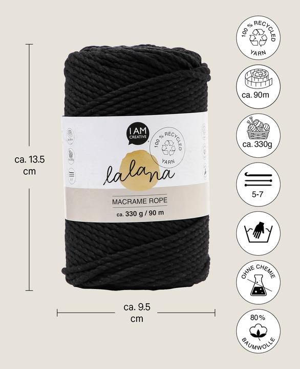 Immagine prodotto Lalana Corda Macrame (90 m)
