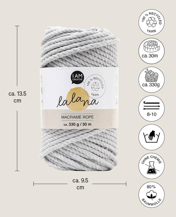 Image du produit Lalana Macrame Rope (30 m)
