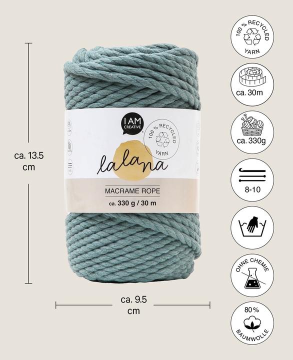 Actual product image Lalana Macrame Rope (30 m)