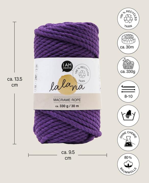Image du produit Lalana Macrame Rope (30 m)