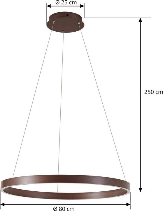 Actual product image Lucande Yonam (8500 lm)