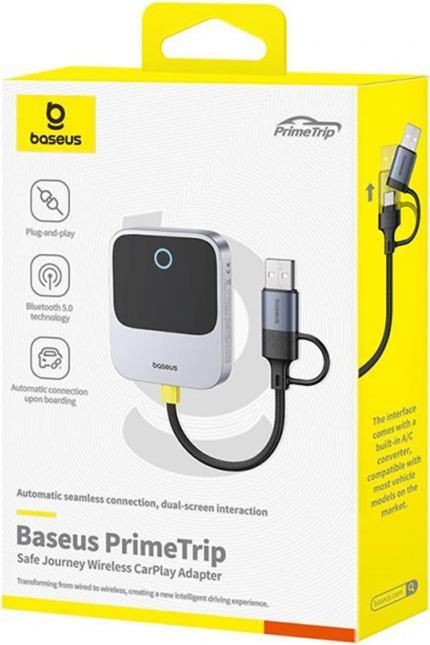 Image du produit Baseus PrimeTrip pour iPhone Series, Gris (Emetteur & Récepteur)