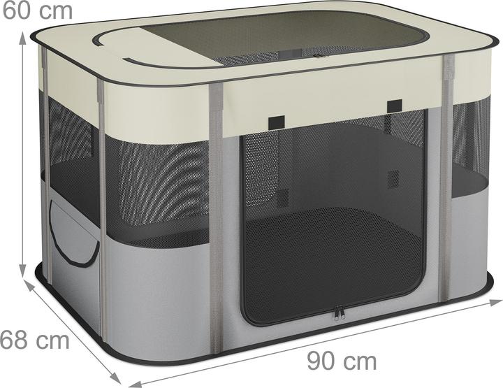 Actual product image Relaxdays Welpenauslauf faltbar drinnen & drauÃŸen (Dog tent)