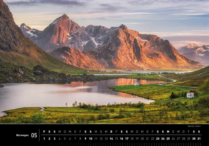 Immagine prodotto Calendario Premium Norvegia 2026 (50 x 35 cm)