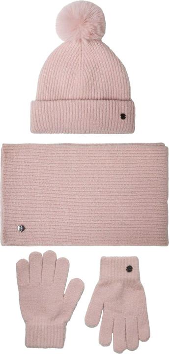 Immagine prodotto Minoti Set Sciarpa Guanti e Cappello A costine Ragazze