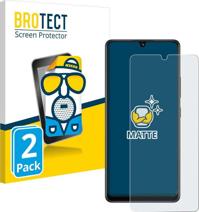 Produktbild BROTECT Entspiegelungs-Schutzfolie Displayschutz Matt (2 Stück, Samsung Galaxy A42 5G)