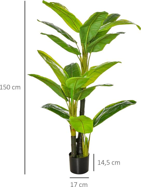 Immagine prodotto Homcom Pianta artificiale (150 cm)