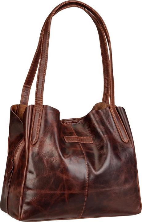 Actual product image Greenburry Rugged leather shoulder bag 32 cm