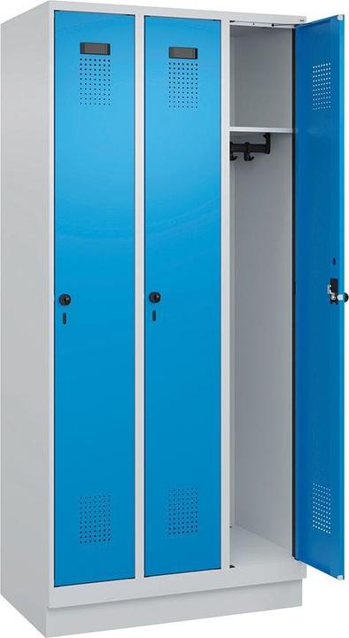 Light blue RAL 5012, Light grey RAL 7035