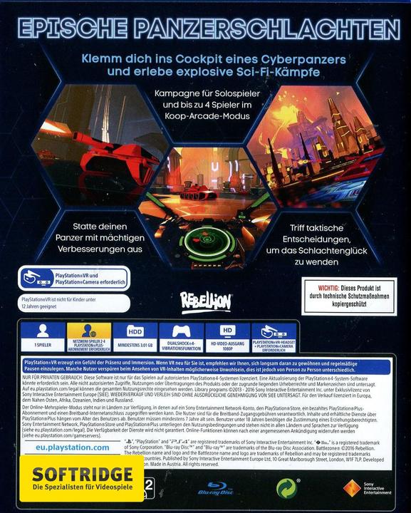 Image du produit Sony Zone de combat VR (PS4, Multilingue)