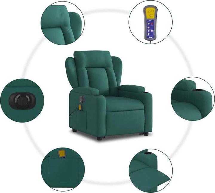 Image du produit vidaXL Massagesessel mit Aufstehhilfe