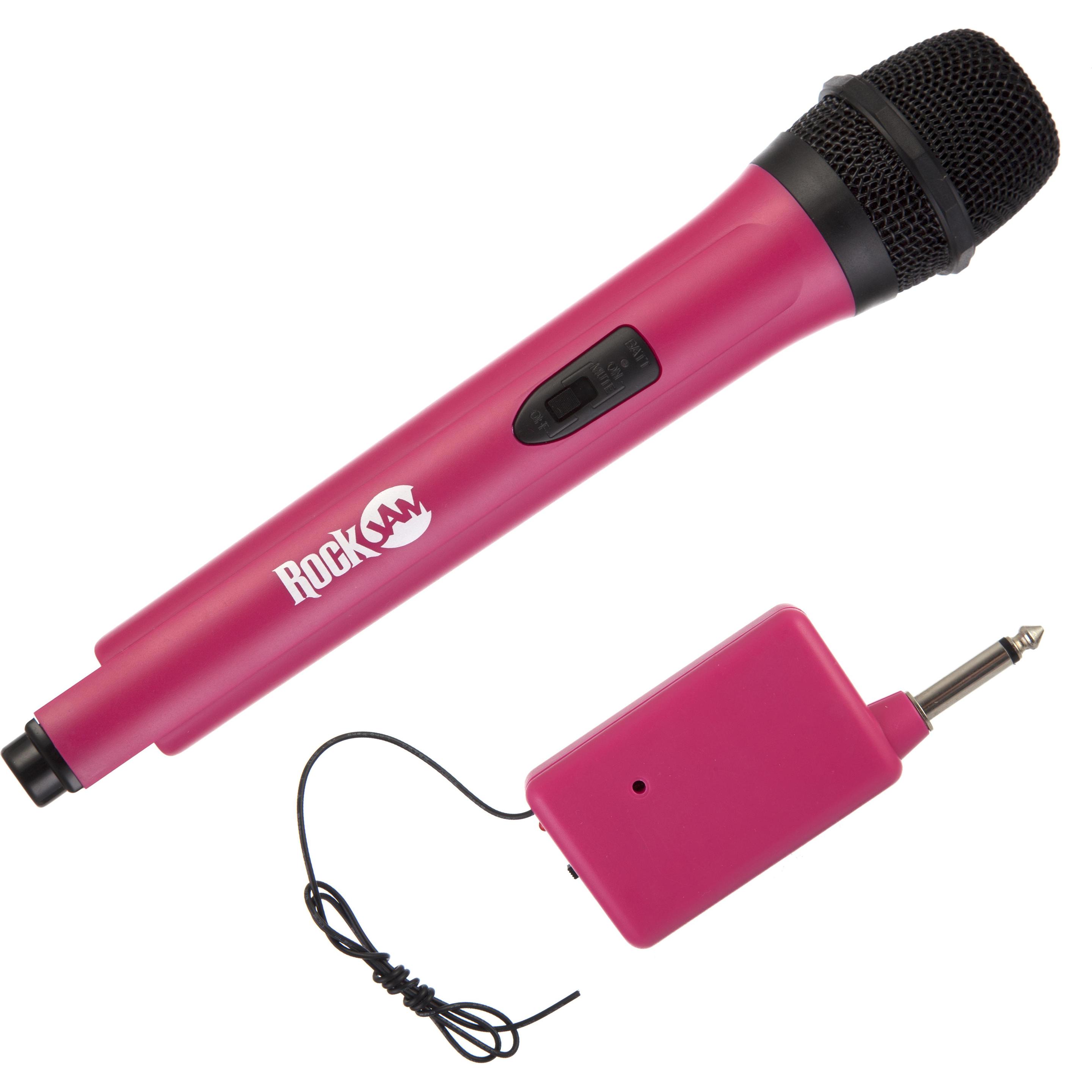 PDT RockJam Wireless Microphone Pink, Mikrofon