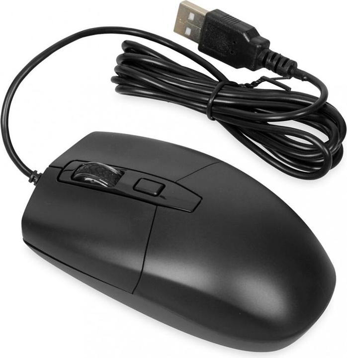 Actual product image iBox Mysz I-Box I010 Rook Przewodowa Czarna (Cable)