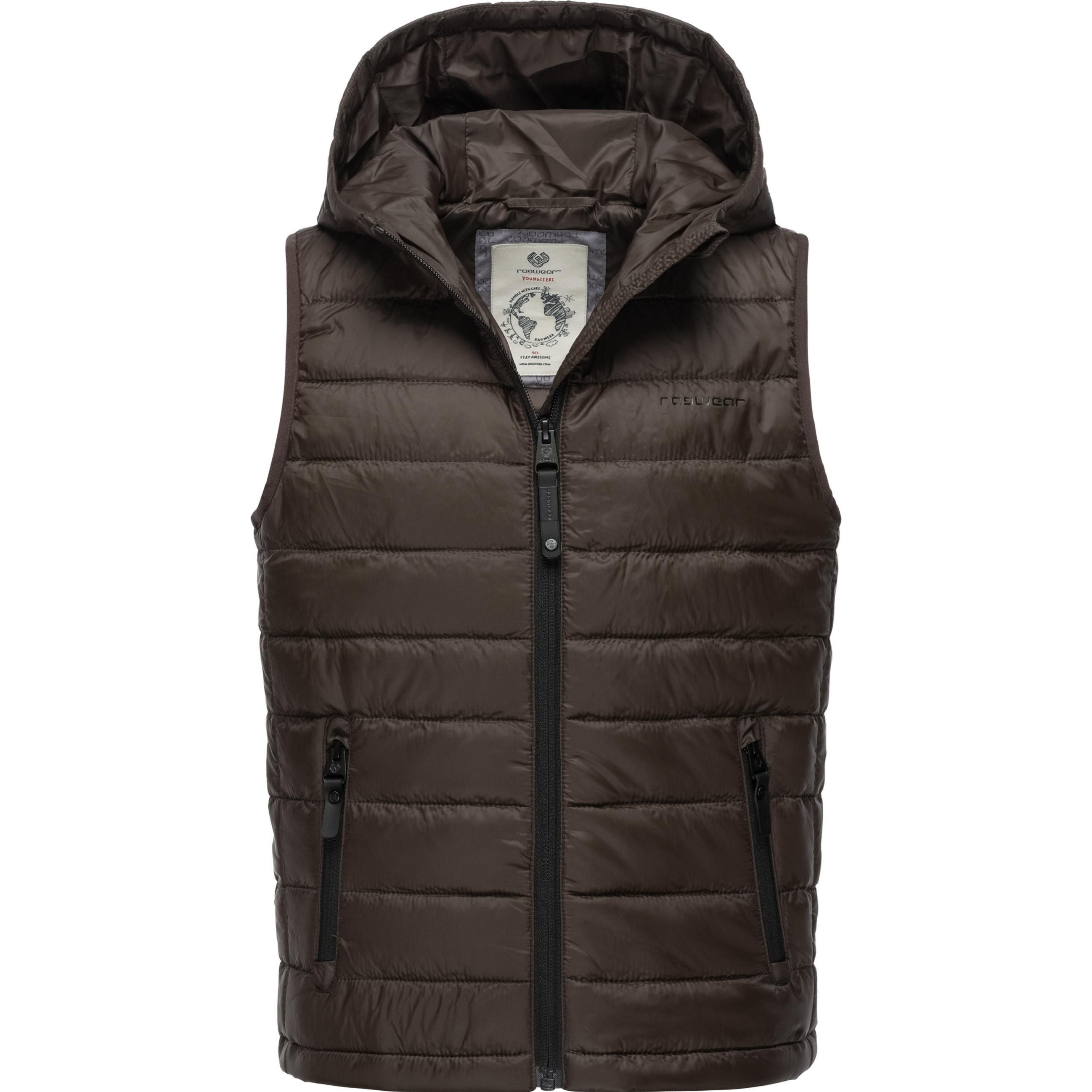Thumbnail - Ragwear, Jungen, Weste, Semmy, Braun, (140)