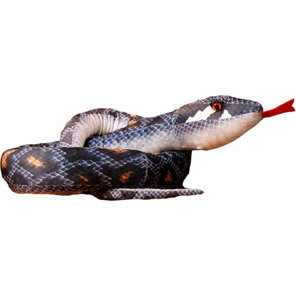 Lean Toys Leantoys Plüsch graues Schlangenmaskottchen 210 cm