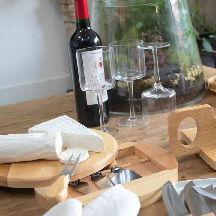 Produktbild Livoo Runde Käse Set mit Besteck