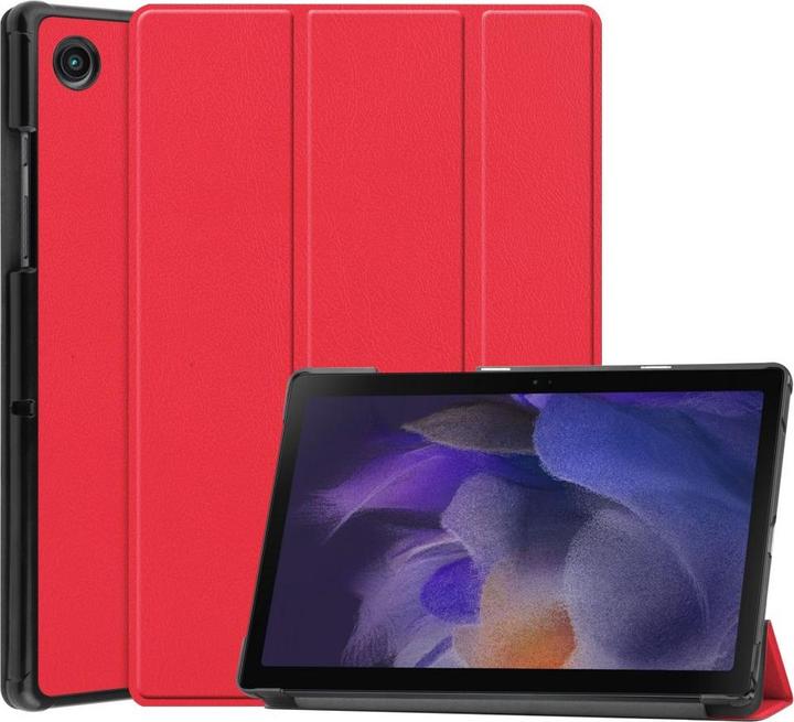 Productafbeelding Cover-Discount Galaxy Tab A8 10.5 - Drievoudige Smart Case rood (Galaxy Tab A8)