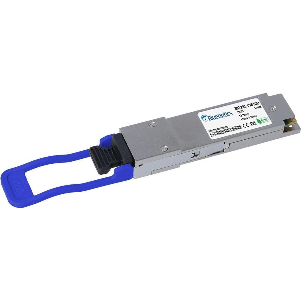 BlueOptics Kompatibler Oplink QTA1C04L2E000E1G BO28L13610D QSFP28 Transceiver, LC-Duplex, 100GBASE-LR4, Single, Transcei...