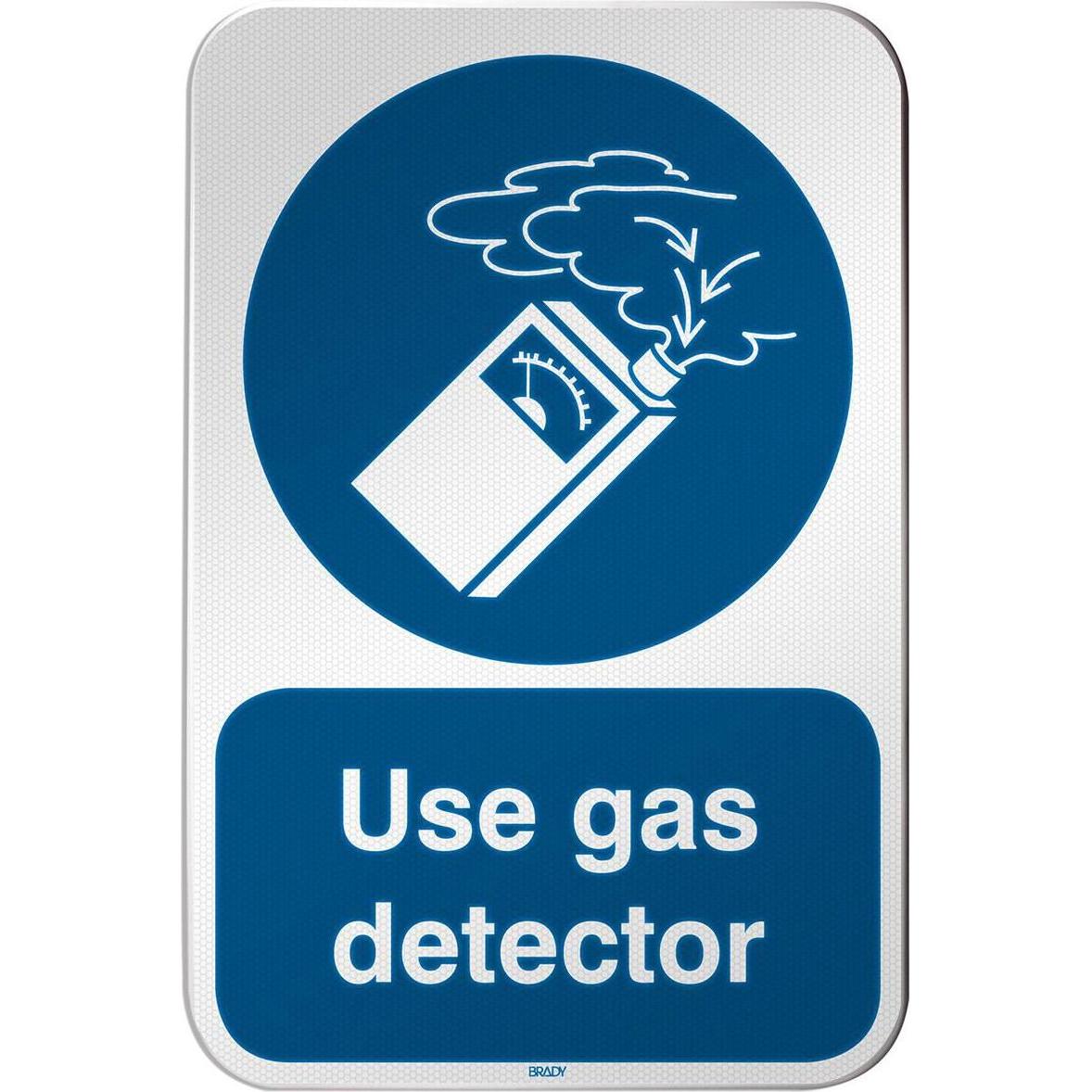 Thumbnail - Brady, Etiketten, ISO Safety Sign - Use gas