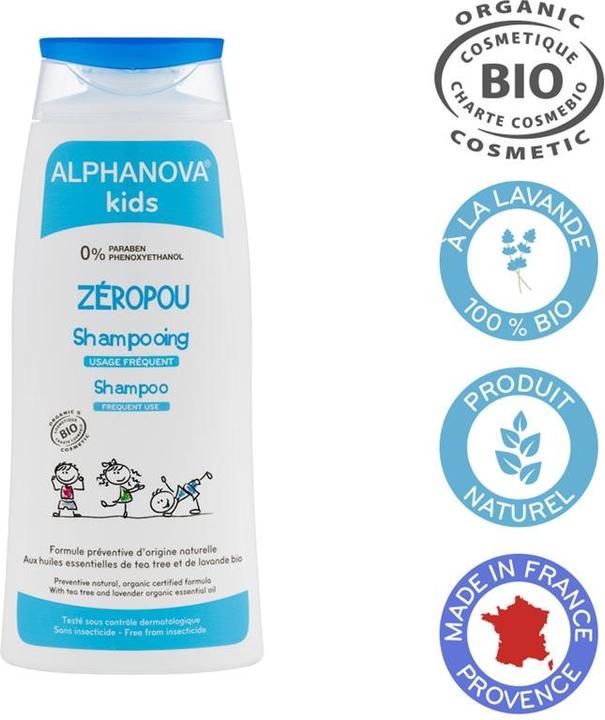 Image du produit Alphanova kids ZEROPOU shampooing préventif préventif
