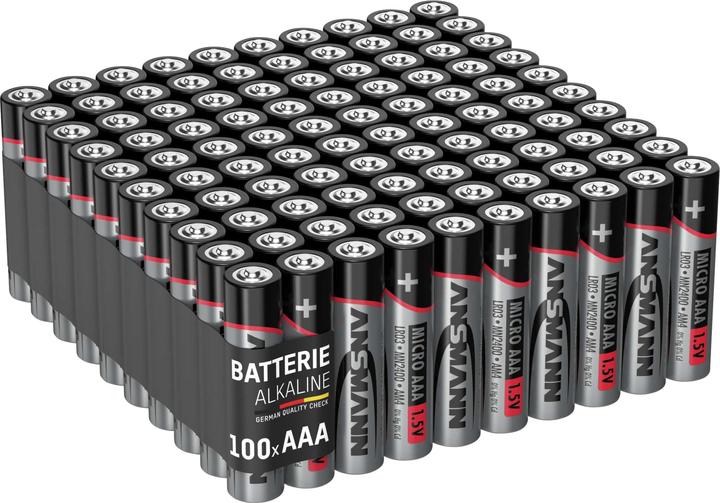 Ansmann Alkaline Batterie (100 pcs, AAA, 540 mAh)