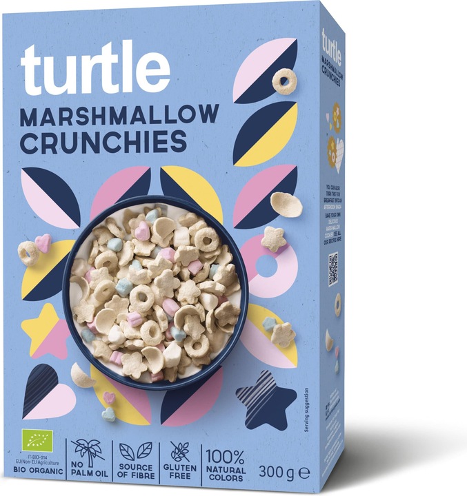 Actual product image Turtle Marshmallow crunchies (300 g)