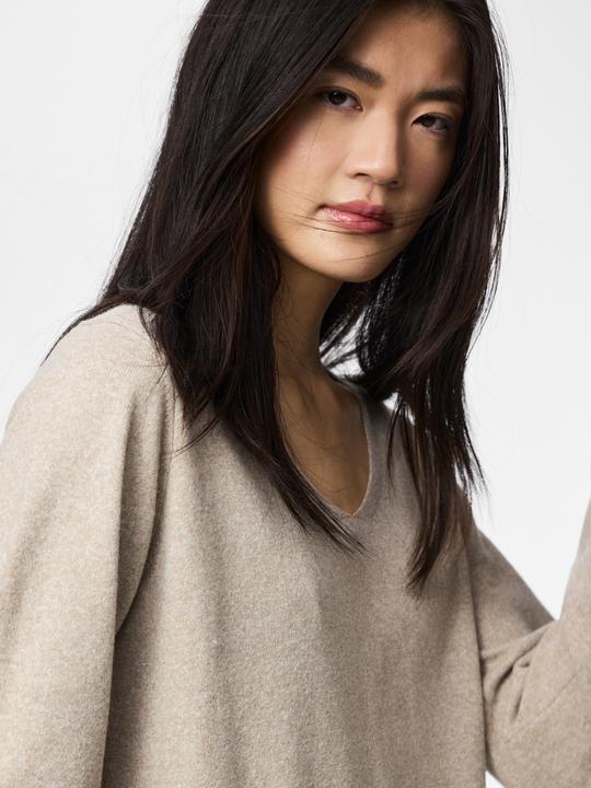 Actual product image Pieces Pcbree Ls V-Neck Knit Noos Bc (L)