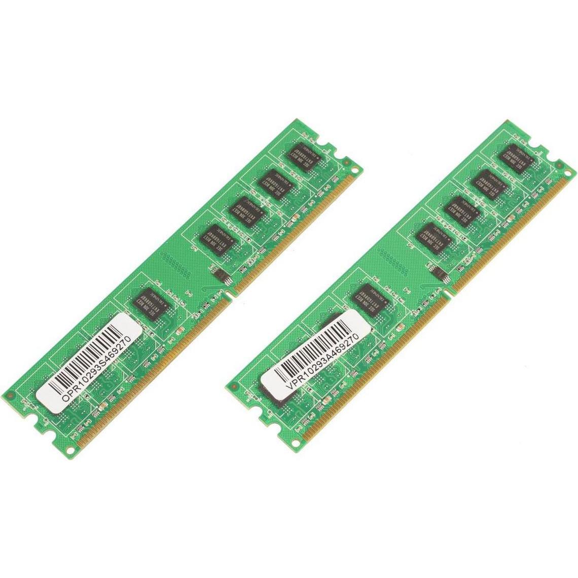 CoreParts 4GB Memory Module (2 x 2GB), RAM Modellspezifisch, Grün