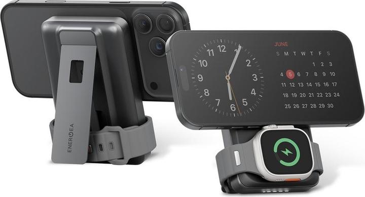 Actual product image Energea Induction PowerBank MagPac Pro 35S 3C 10000mAh Magsafe black (10000 mAh, 30 W)