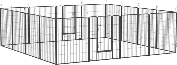 PawHut Cabina da esterno con due porte