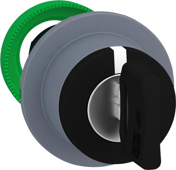 Actual product image Schneider Electric Key switch, front, plastic, 3- ZB5FG0C0