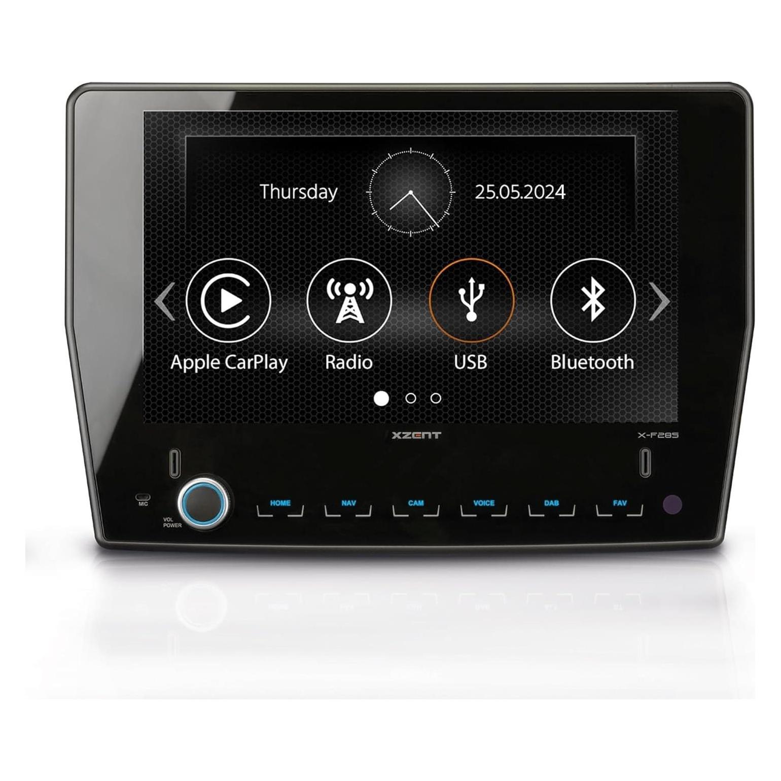 Xzent X-F285 - Autoradio - Ford Transit - Pasklare unit - BT - USB - DAB+ - CarPlay (Apple Carplay) (X-F285)