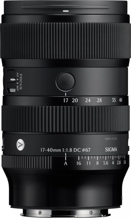 Image du produit Sigma 17-40mm F1,8 DC | Art (Canon RF) (Canon RF, APS-C / DX)
