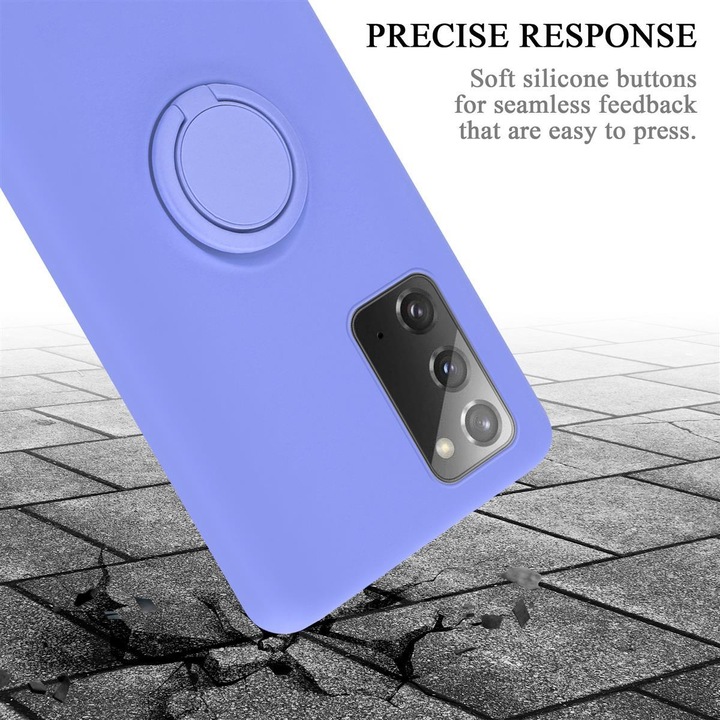 Actual product image Cadorabo TPU Liquid Ring Silicone Case Cover (Samsung Galaxy Note 20)