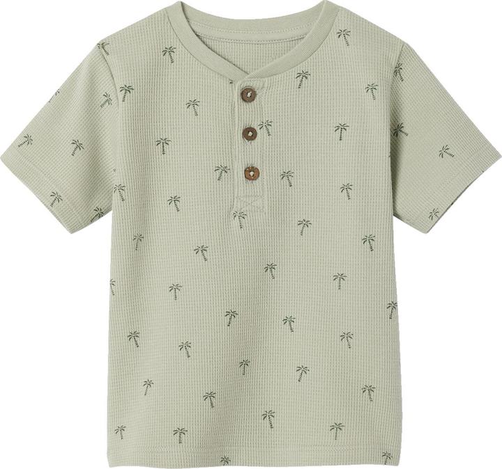 Produktbild Vertbaudet Bio-Kollektion: Baby T-Shirt aus Waffelpikee mit Palmen (92)
