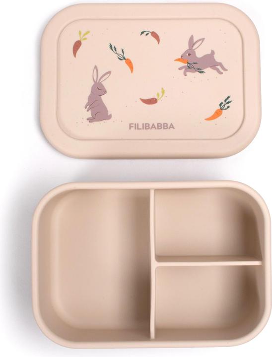 Actual product image Filibabba Silicone lunchbox - Toasted Almond
