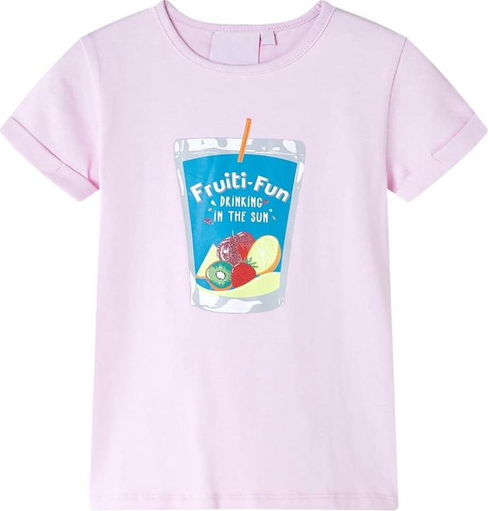 Immagine prodotto VidaXL T-shirt per bambini rosa pallido 92,Materiale: 95% cotone. 5 (92)