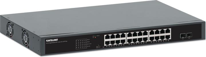 Image du produit Intellinet Commutateur 24 ports Gigabit PoE+ avec 2 ports SFP 19 (24 ports)