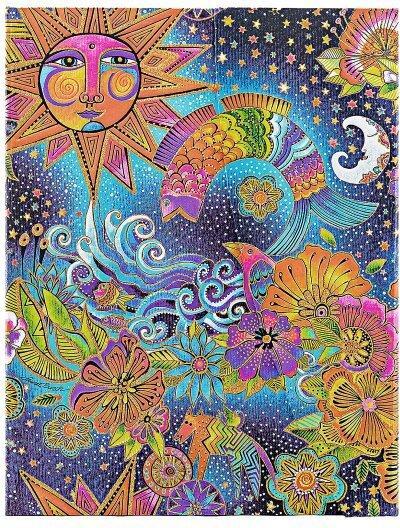 Produktbild Paperblanks Notizbuch PB Ultra Himmlische Magie lin. (180 x 230 mm, Liniert, Harter Einband)