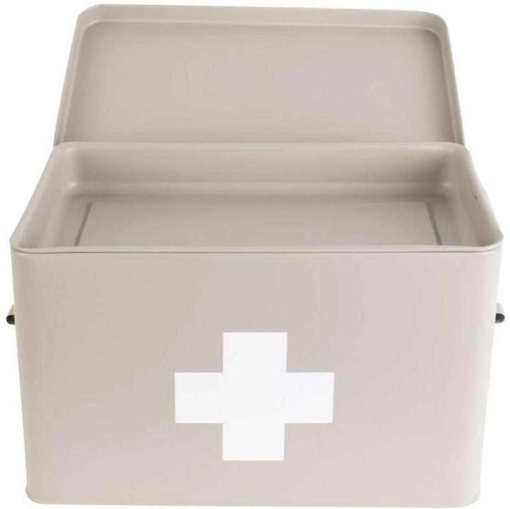 Produktbild present time Erste Hilfe Schrank gross 31.5 x 21 cm, Grau matt