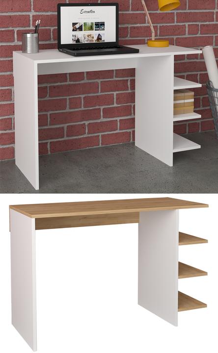Actual product image VCM Wooden Desk Computer Table Work Desk Office Table Denkas (115 x 50 x 74 cm)